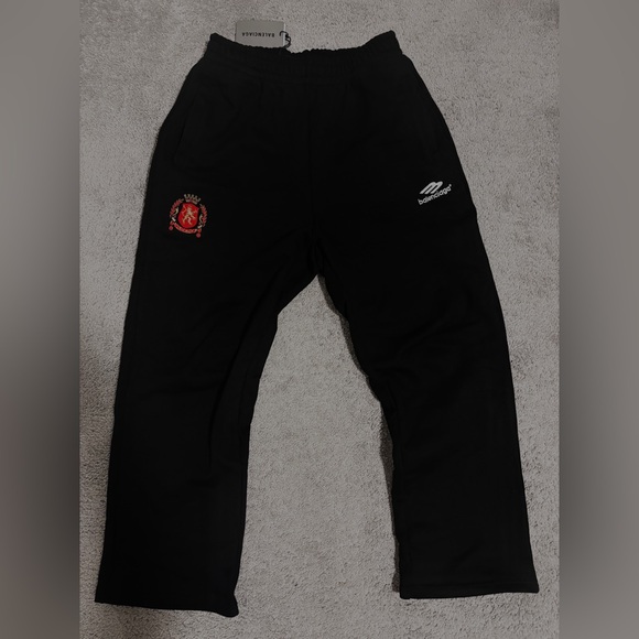 Balenciaga Soccer Black Sweatpants